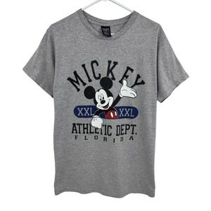Mickey Mouse Athletic Dept Florida T-Shirt Gray‎ Mens Med Sherry's Best Vintage